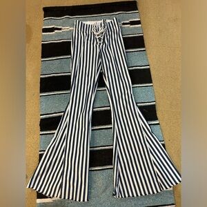 Show me your mumu striped bell bottoms